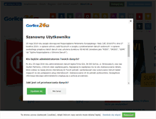 Tablet Screenshot of gorlice24.pl